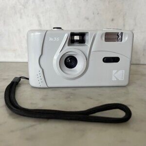 KODAK 35 MM Film Camerawith Flash  Silver Gray